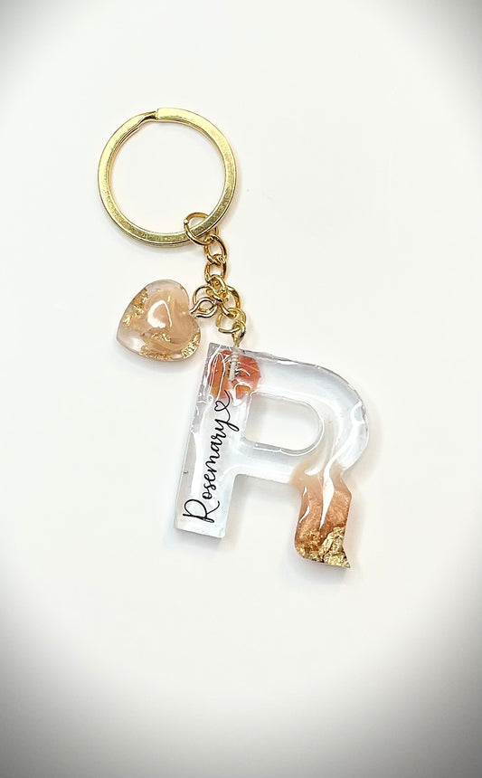 Foil Letter Keychain